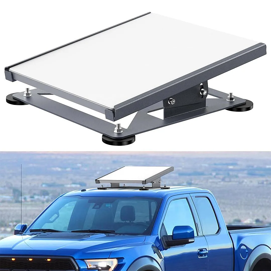 Starlink Mini Magnetic Bracket 30 ° Adjustable Angle Bracket Easy to Install Carbon Steel Grey RV Yacht
