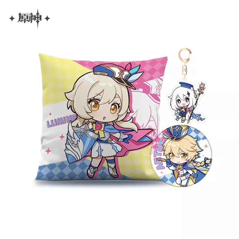 

Official Genshin Impact 2023 Offline Exhibition Series Badge Pillow Acrylic Pendant Cosplay Game Peripherals Accessories