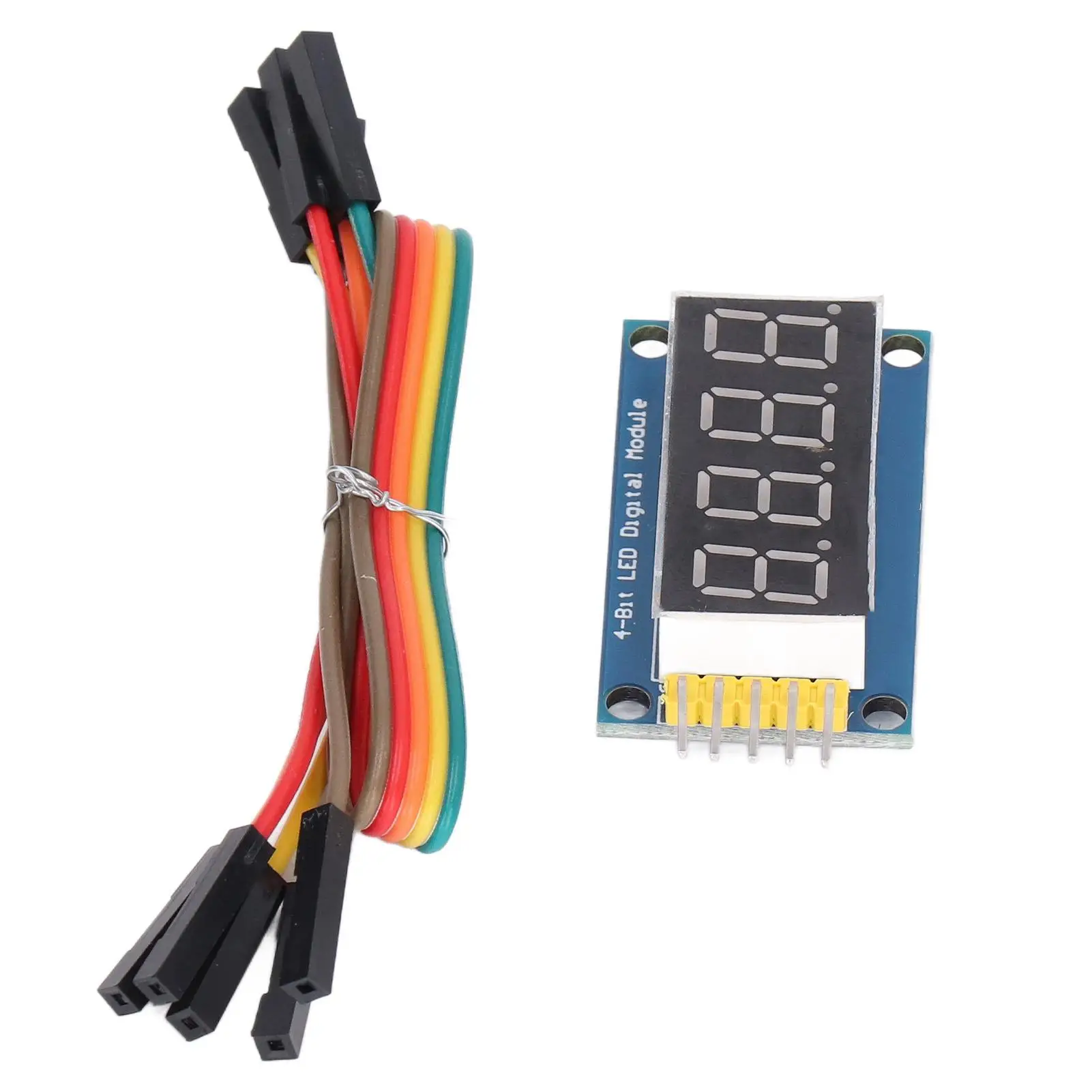 4 Digit Digital Tube Module 74HC595 Driver Adjustable LED Display Module Jumper 3.3V to 5V New Version