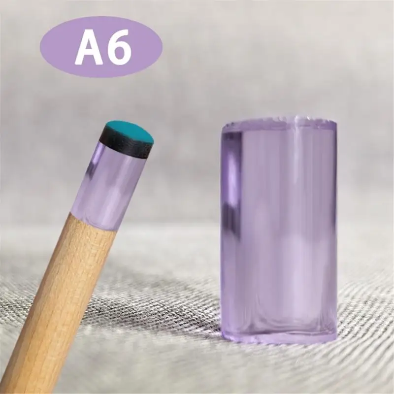 

340F 2pcs Resins Pool Cue Tip Ferrules Round Billiard Jump Break Cue Ferrules