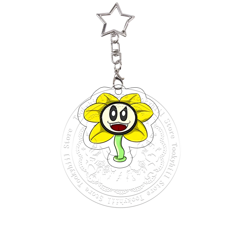 Undertale Acryl-Schlüsselanhänger Frisk Undyne Napstablook Cross Sans Anime Cartoon Spiel Sammlung Taschenanhänger Geburtstagsgeschenk – Detail 17
