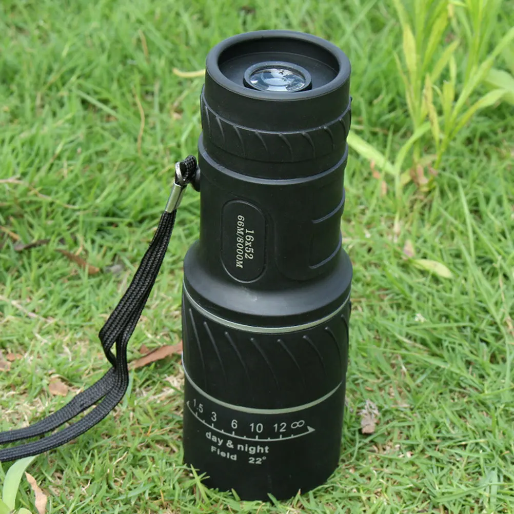 

Monocular Single-Tube Telescope 16x52 Outdoor Watching Hiking Compact Portable Handheld Scope Pocket Telescope