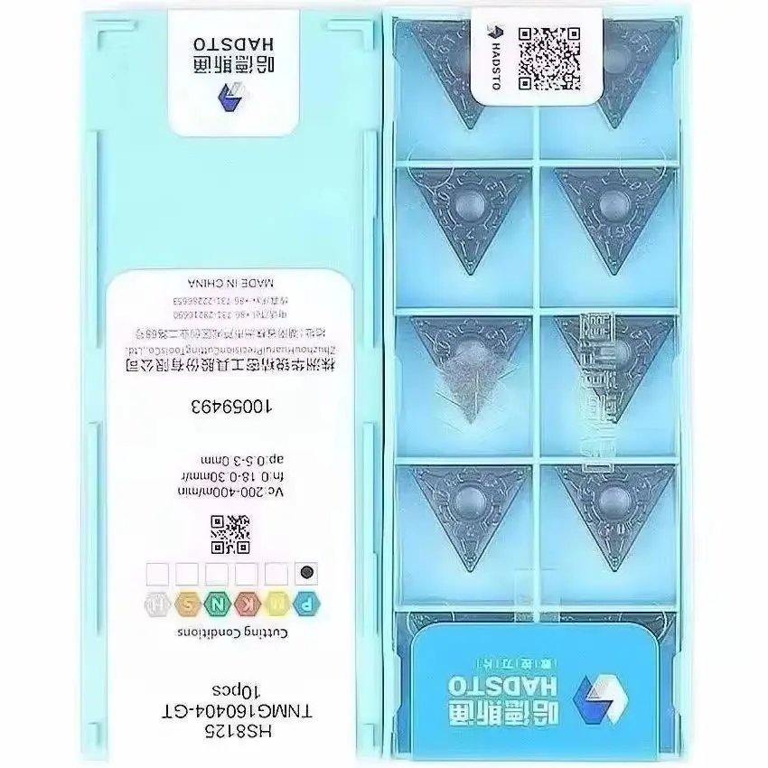 TNMG160404-GT HS8125 TNMG160404-GT TNMG331 HADSTO CNC tools blade carbide inserts Turning tools inserts For Steel