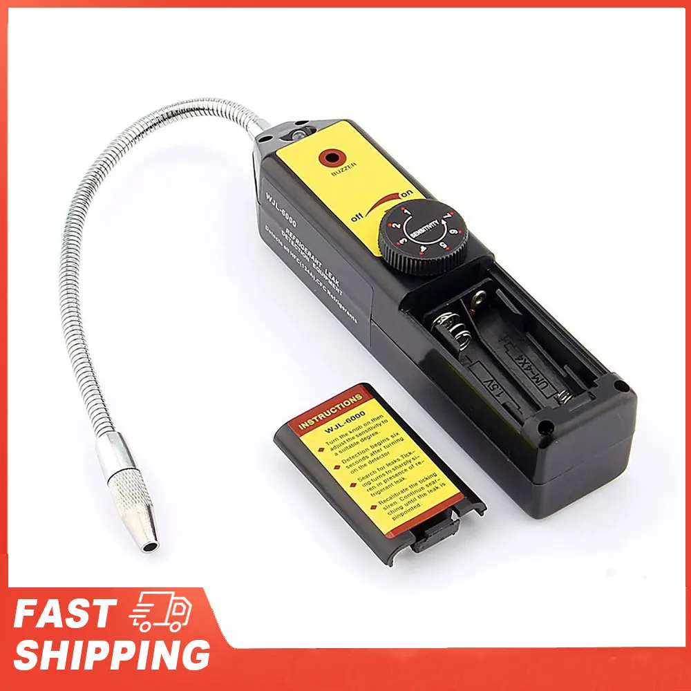 Gas CFC HFC Detector de fugas de refrigerante Detector halógeno halógeno R134a R410a R22a HVAC Checke detector de fugas Detector de fugas halógeno