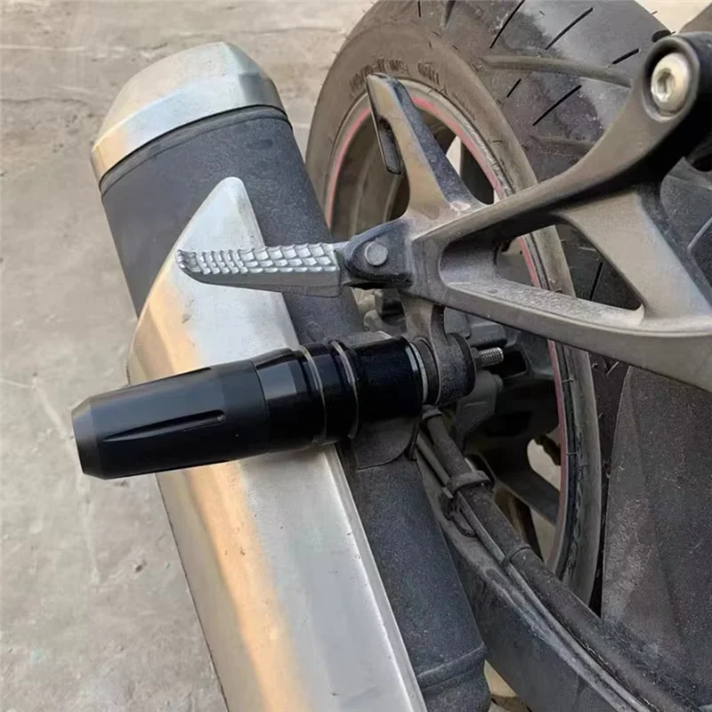 

Stable-Universal Motorcycle Crash Pads Exhaust Sliders Crash Protector Accessories With 8MM 10MM Bolt Aluminum