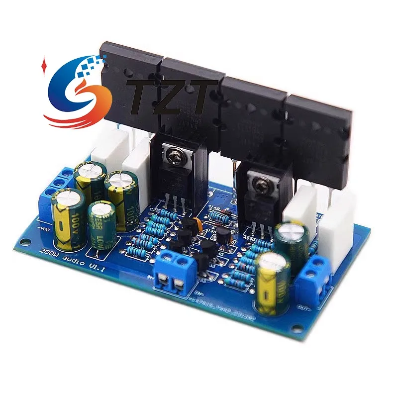 Placa amplificadora mono TZT de 200W, placa amplificadora de potencia HiFi con transistores TTA1943 y TTC5200 para uso doméstico