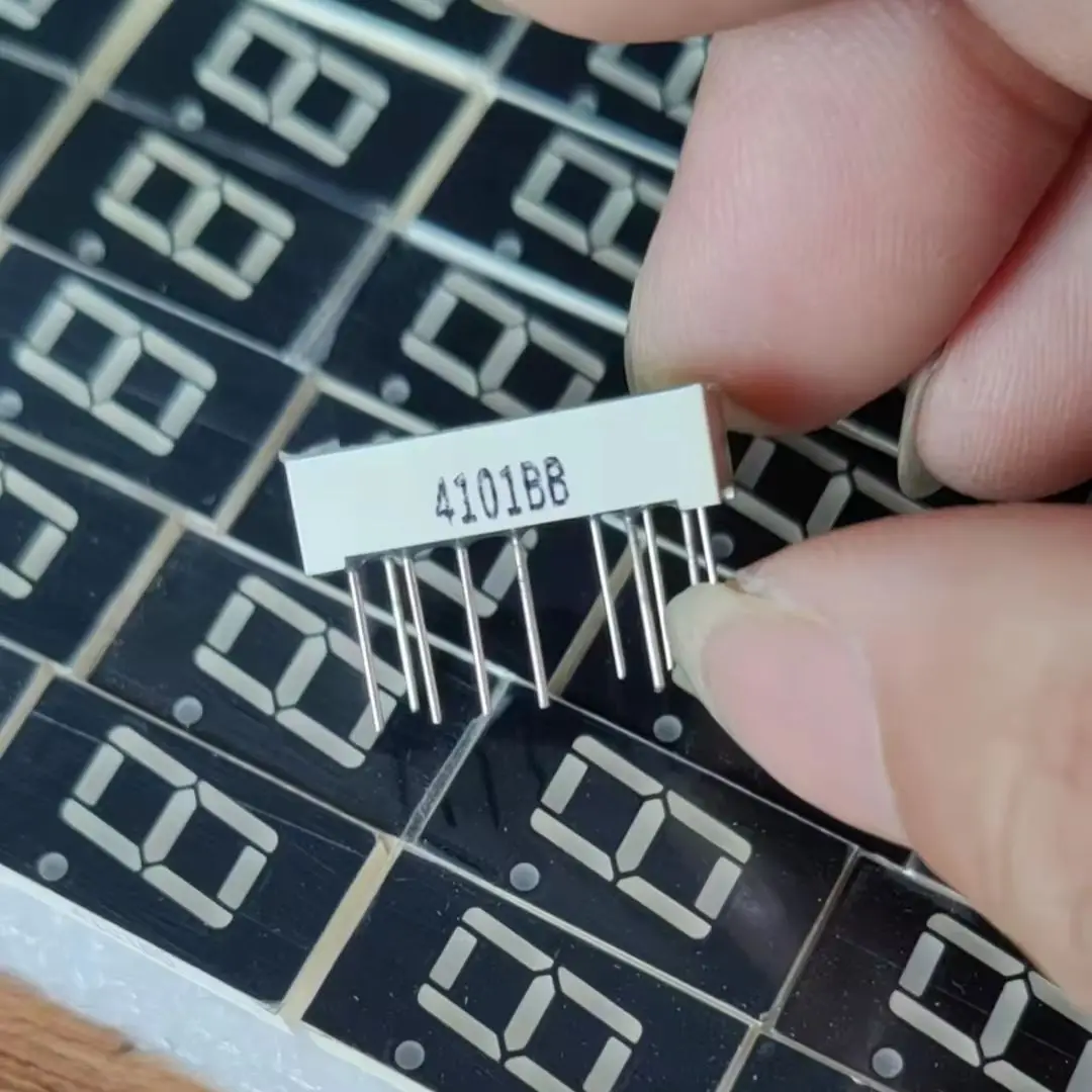 10PCS 4011BB 4012BB 0.4 Inch Common Anode One Digit Seven Segment Led Display Tube 10Pin Blue