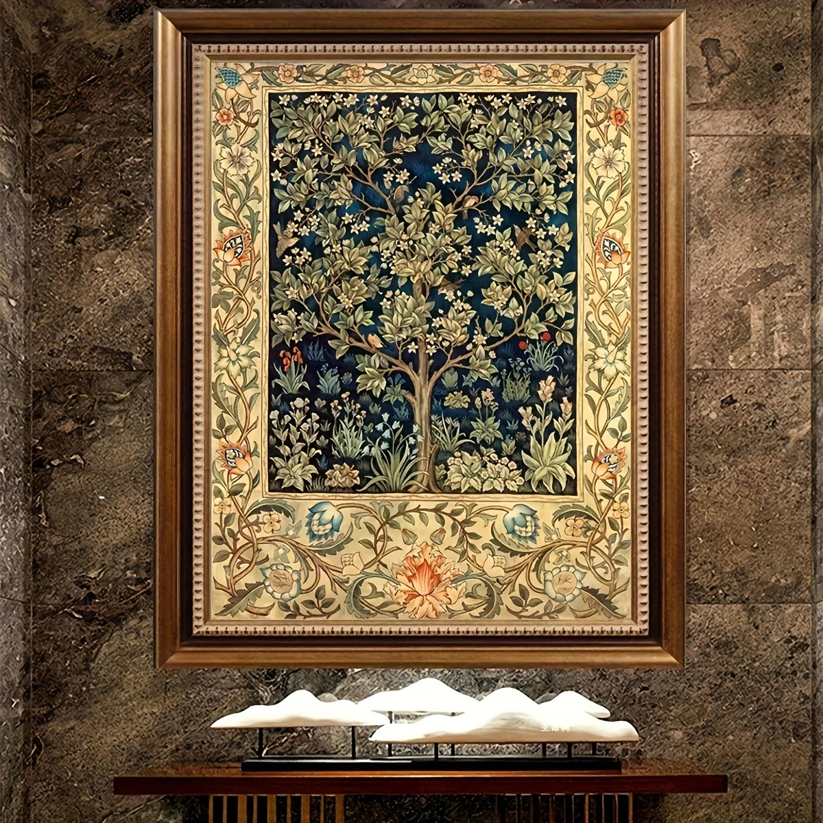 Tree of Life Fantasy Tree Landscape Series Cross Stitch 11CT Printed Cross Stitch Kits Hand Stitch Embroidery Crafts Living Room