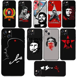 Che Guevara Smoking Cigar Case For iPhone 14 13 Pro X XS Max XR 7 8 Plus Cover For iPhone 14 12 Mini 11 Pro Max SE 2020