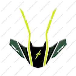 For Benelli TRK 702 TRK702X 2023 Motorcycle 3D Gel Epoxy Resin Stickers Front Mouth Protection Stickers