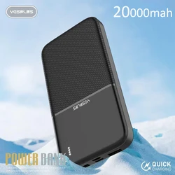 2024 New 20000mAh Real Capacity High Quality External Battery Power Bank PD 20W USB TypeC Portable Charger Power Bank