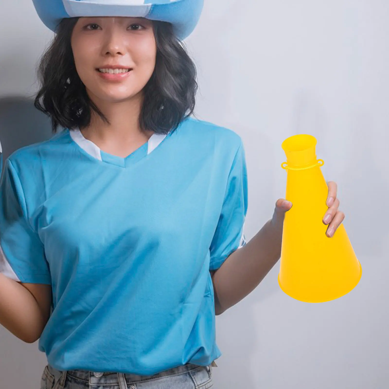 

Пластиковый мегафон-горн для вечеринок, дней рождения, кемпинга, концертов, футбольных матчей, свадеб, фестивалей, для болельщиков, генератор шума