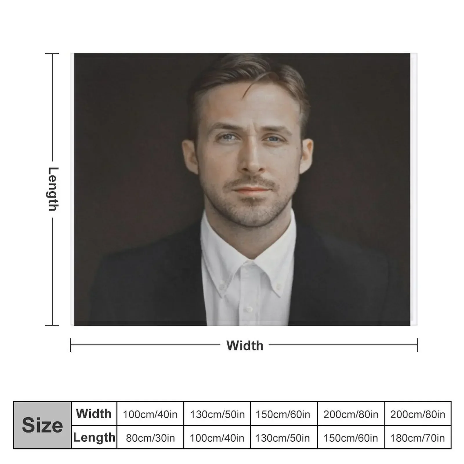 Ryan Gosling Aesthetic Throw Blanket funny gift For Baby Blankets