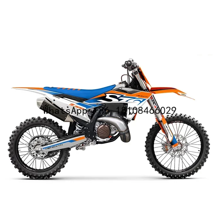 Hengjian Motocross 2 stroke Dirt Bike 300cc Motor Cross Off Road Motorcycles Dirt Bikes