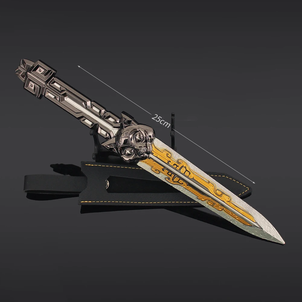 ดาบฮอว์กคลอว์เดลต้าฟอร์ซ ขนาด 25 ซม. ของเล่นคอสเพลย์ ดาบคาตานะ อนิเมะ เกม พวงกุญแจ ซามูไร ของขวัญ ของเล่นสำหรับเด็กผู้ชาย