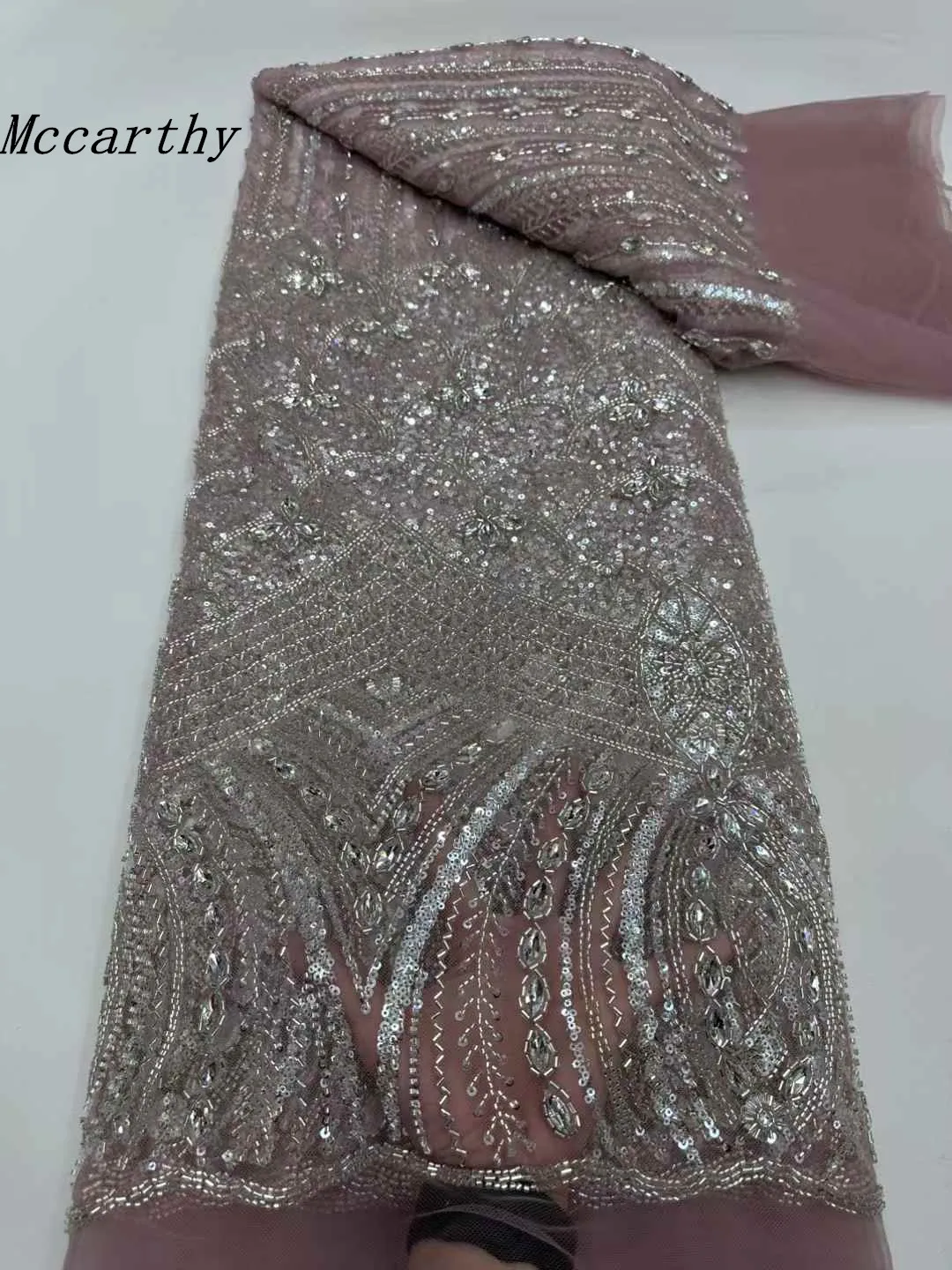 

Африканская кружевная ткань 2026, кружевная ткань с бисером и блестками, нигерийская свадебная ткань высокого качества с вышивкой, тюль, кружевная ткань для свадьбы