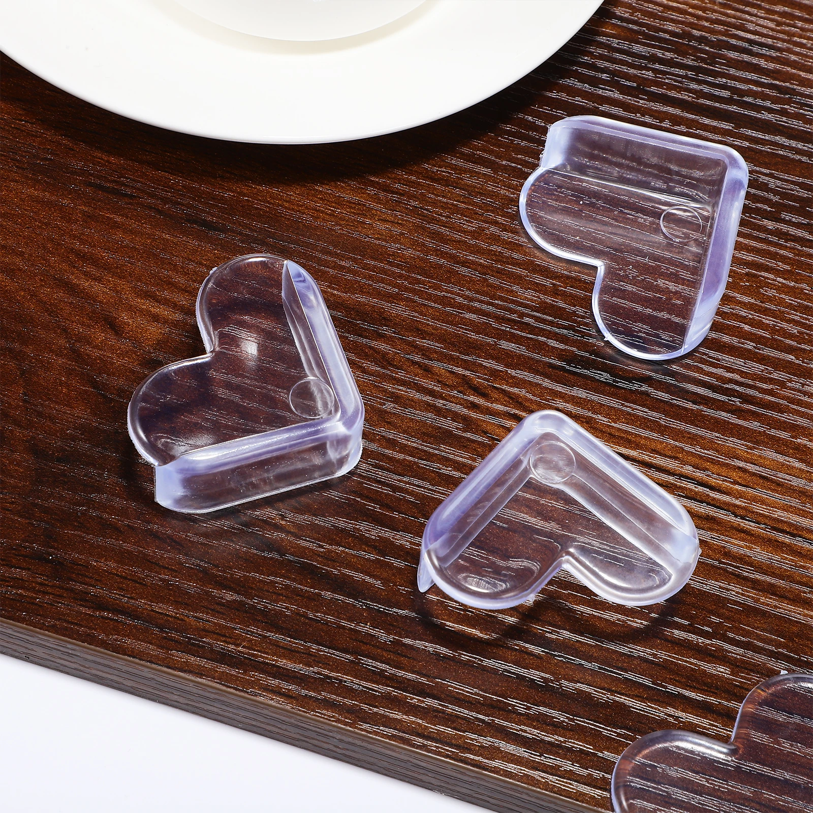 

15 Pcs Table Corner Protection Transparent PVC Furniture Edge Guards Durable Desk Chair Protector Corner Bumper