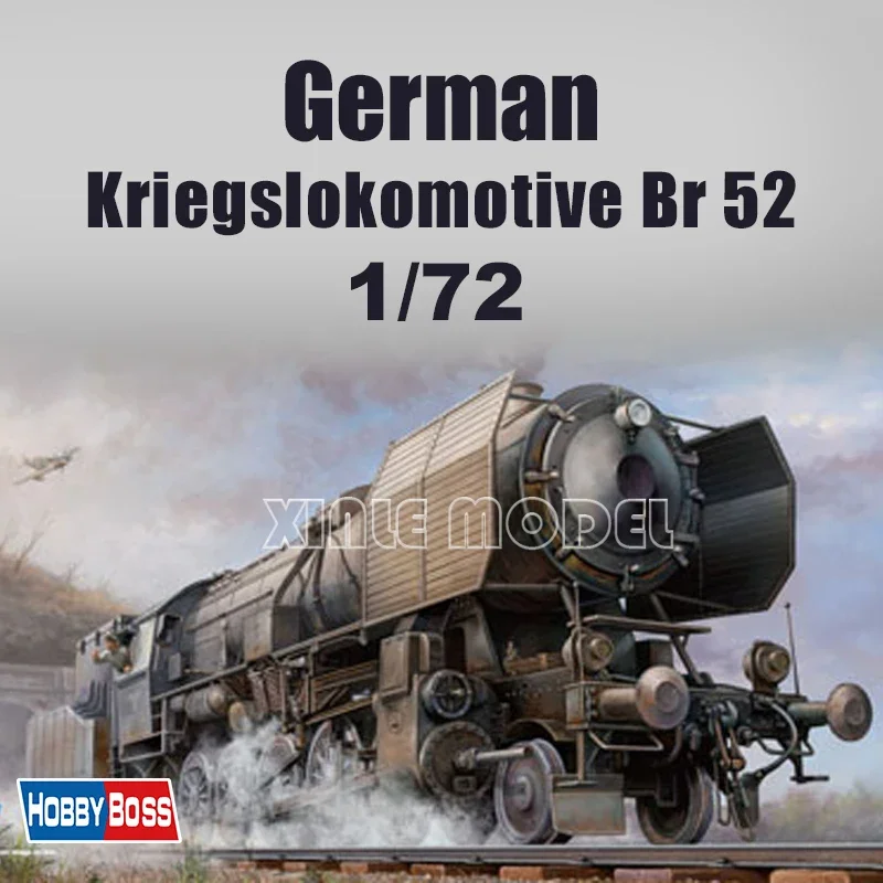 

1/72 Trumpeter 82901 Немецкий военный локомотив BR 52, пластиковый масштабный модельный набор
