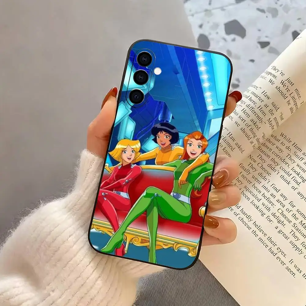 Cool gIrl T-Totally S-Spies Phone Case For Samsung Galaxy A73,A72,A71,A70,A53,A52,A51,Soft Silicone Black Cover