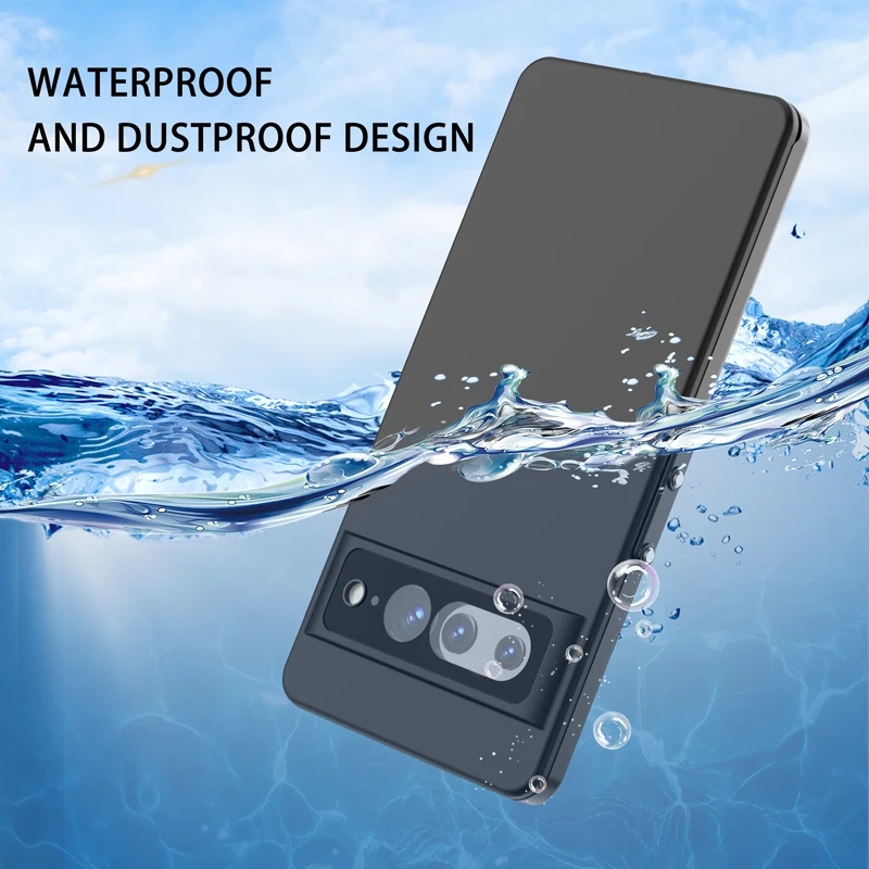 

For Google Pixel 7 Pro Case 2M IP68 Waterproof Case Underwater Dust Shockproof Outdoor Diving Case Back Cover For Pixel 7