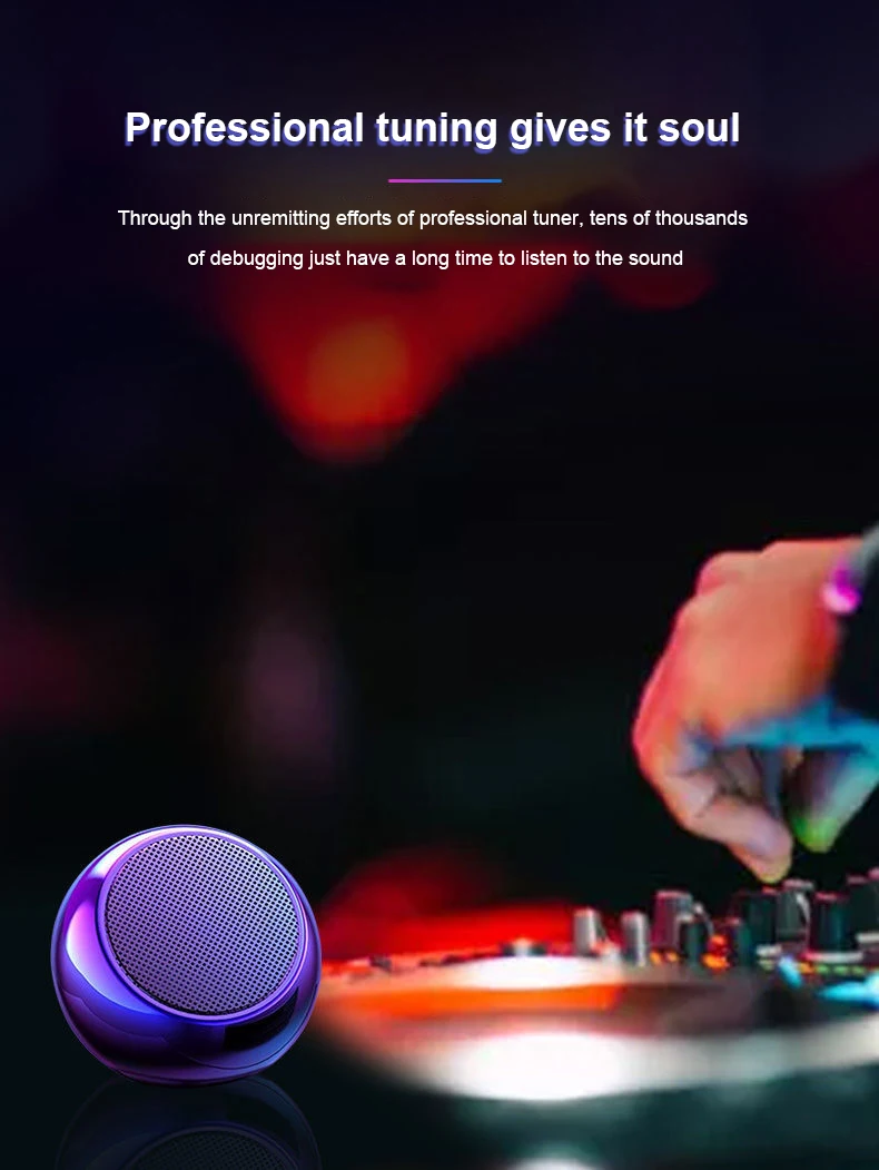 TWS Wireless Mini altoparlante Bluetooth portatile batteria integrata suono forte forte basso metallo Sport Subwoofer lettore musicale vendita calda