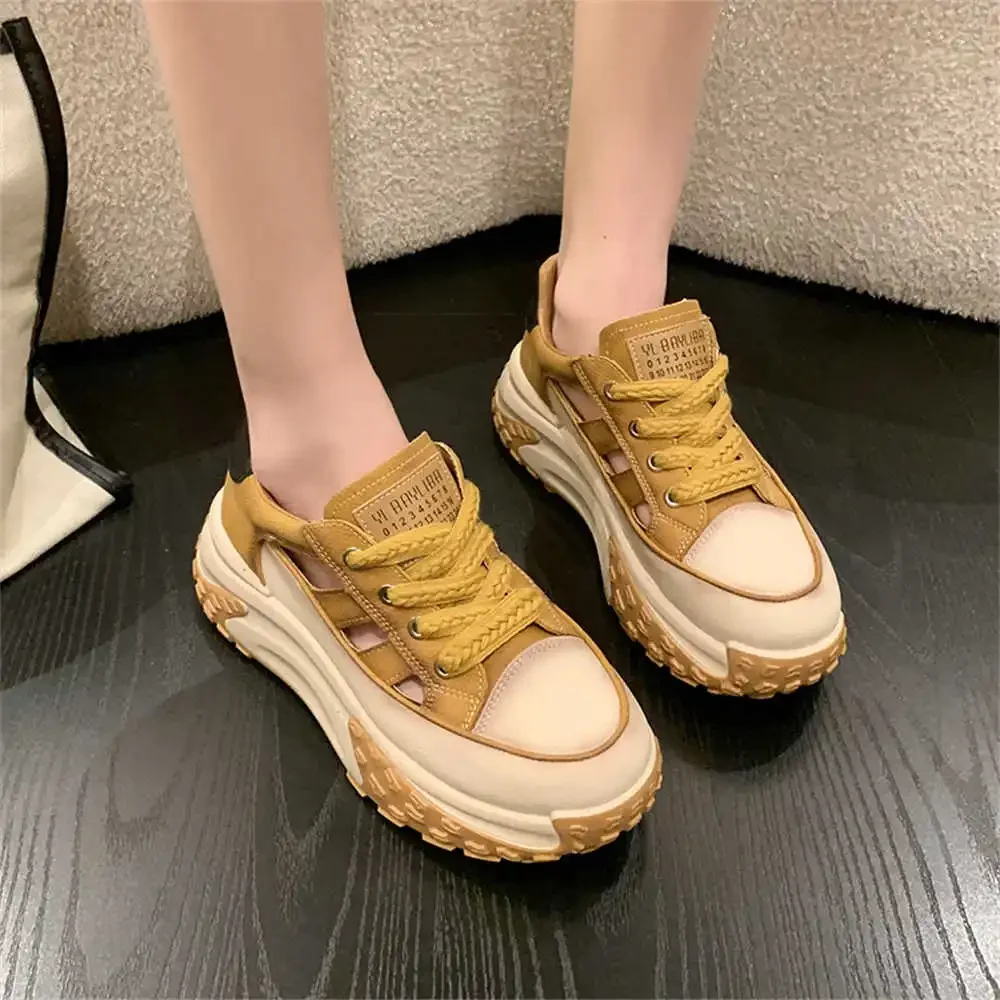 Normal Leather With Ties Women Sport Vulcanize Wholesale Shoes Sports Woman Sneakers Fashion Vip Link Tens New Fast Model