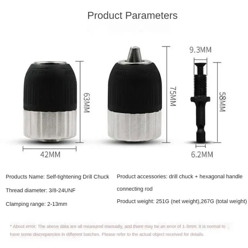 1-16mm Capacity Drill Chuck 45# Steel Self Tighten Keyless Lathe Drill Chuck with MT3-B18 Taper Arbor Lathe Machine Tools