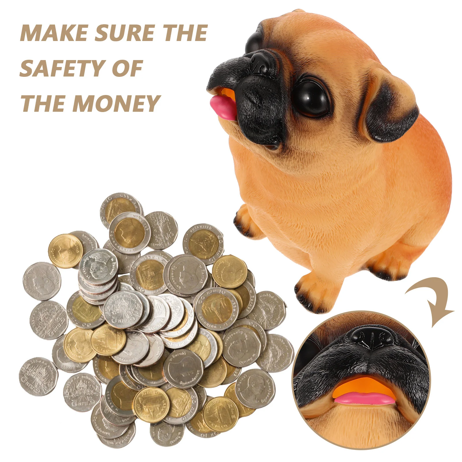 لطيف الكلب عملة البنك رائعتين الحيوانات الأليفة حصالة على شكل حيوان للأطفال بنين بنات زودياك الكلب ديكور المنزل توفير المال وعاء الصلصال تمثال