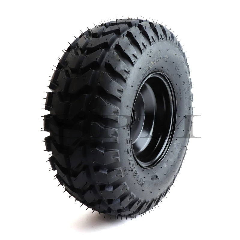 8 inch vacuum Off-road wheel 18x7.00-8 Tubeless tire For ATV Buggy golf cart Sightseeing Car grass snow Quad Dirt Bike parts