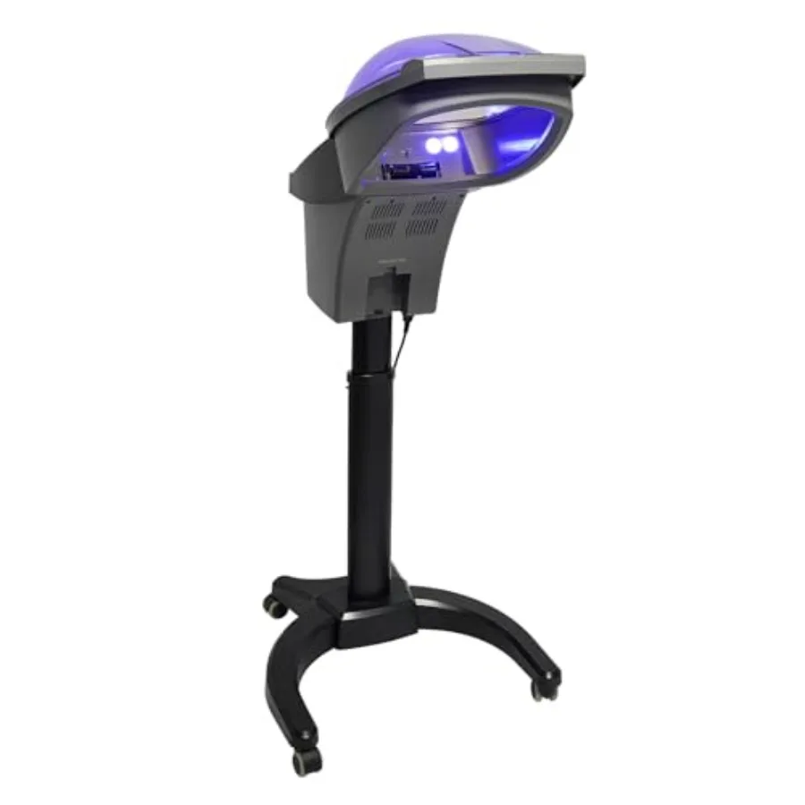 

Professional Hair Steamer Rolling Stand with Ozone Mist Modes 700W Steam Therapy for Deep Conditioning Adjustable Height 7-Colo