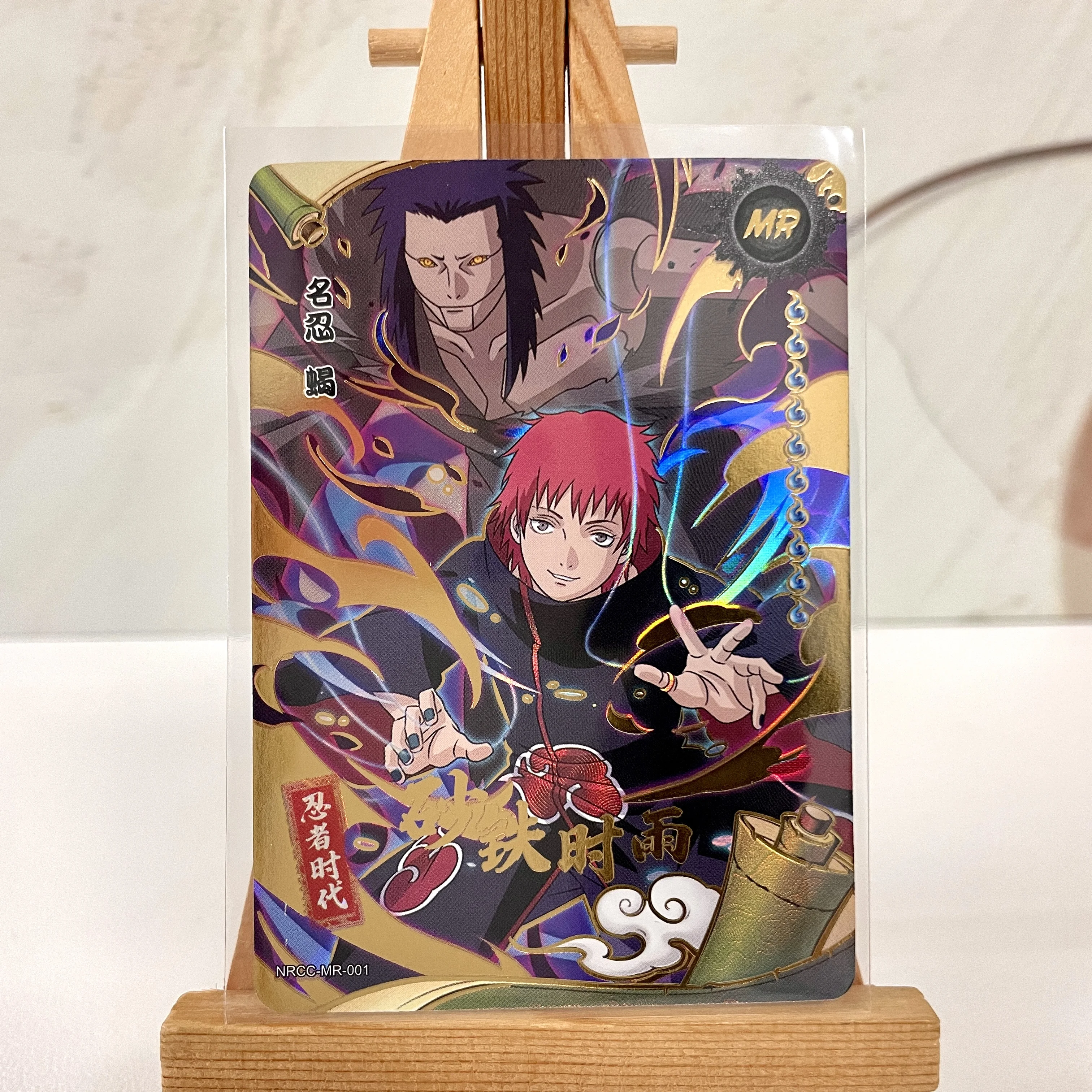 Original Kayou Naruto Card Ninja Era NRCC MR 001-005 Anime Rare Collection Card Game Hatake Kakashi Birthday Gift Toy