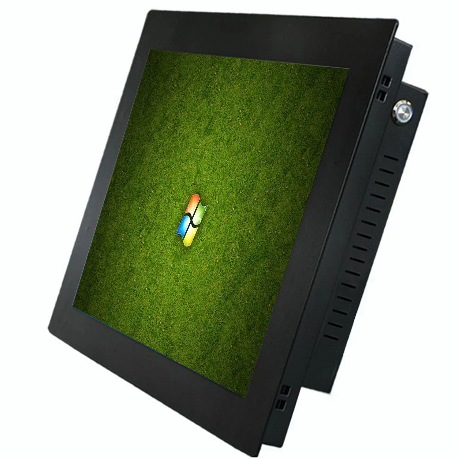 14 15.6 17.3 Inch Industrial Computer All-in-one Panel PC with Resistive Touch Screen Built in WiFi COM for Win10 Pro 1366x768