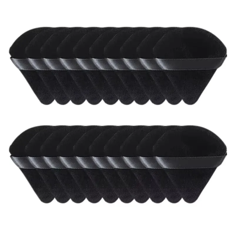 8/10/20Pcs Mini Face Makeup sponge Cosmetics Washable Lightweight Makeup Tool Triangle Velvet Powder Puff Pizza Flours