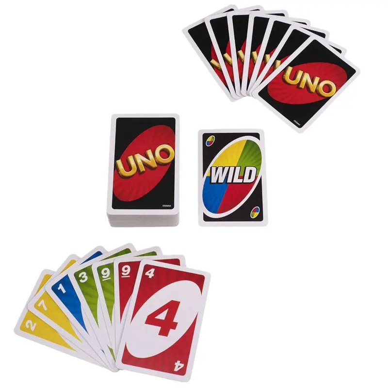 UNO Games Flip Dos Pokemon Avengers Anime Kids and Family Card Board Game Funny Uno Gifts