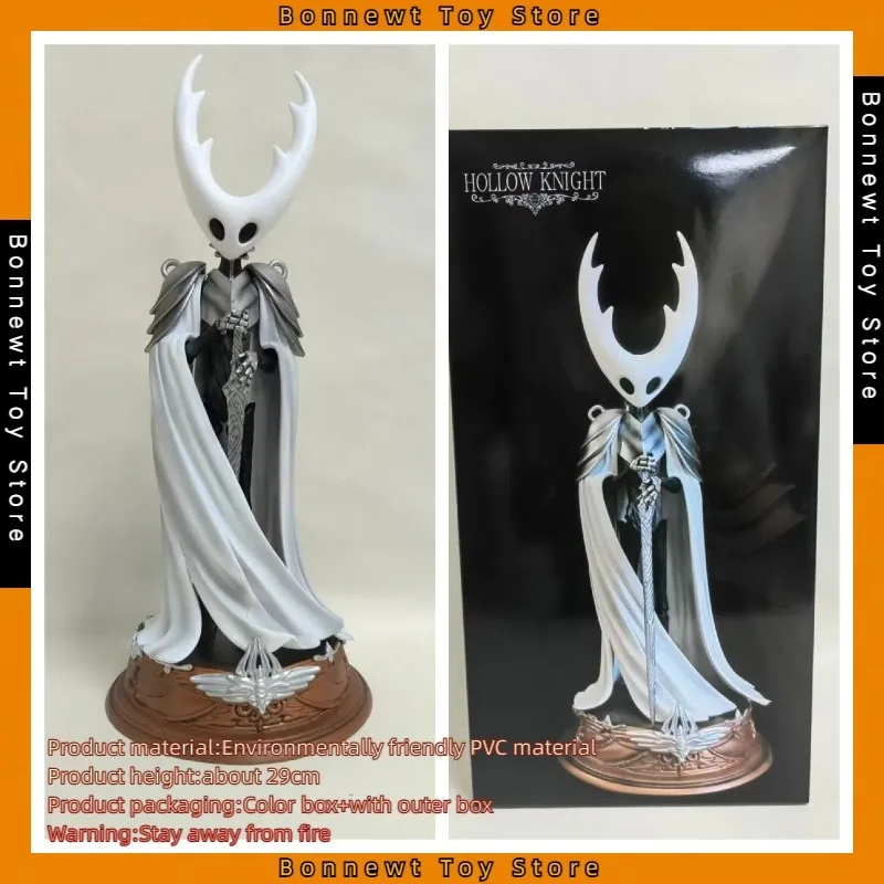 

New 29cm Hollow Knight Action Figural The Pale King Game Character Sculpture Anime Statue Figure Collectible Model Gift