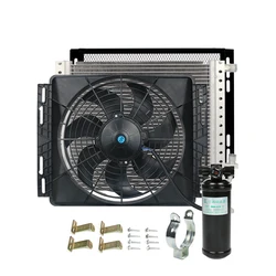 Carro Ar Condicionado Conjunto Condensador, Modificado Geral Estacionamento, Radiador Caminhão, Acessórios Ventilador, 14