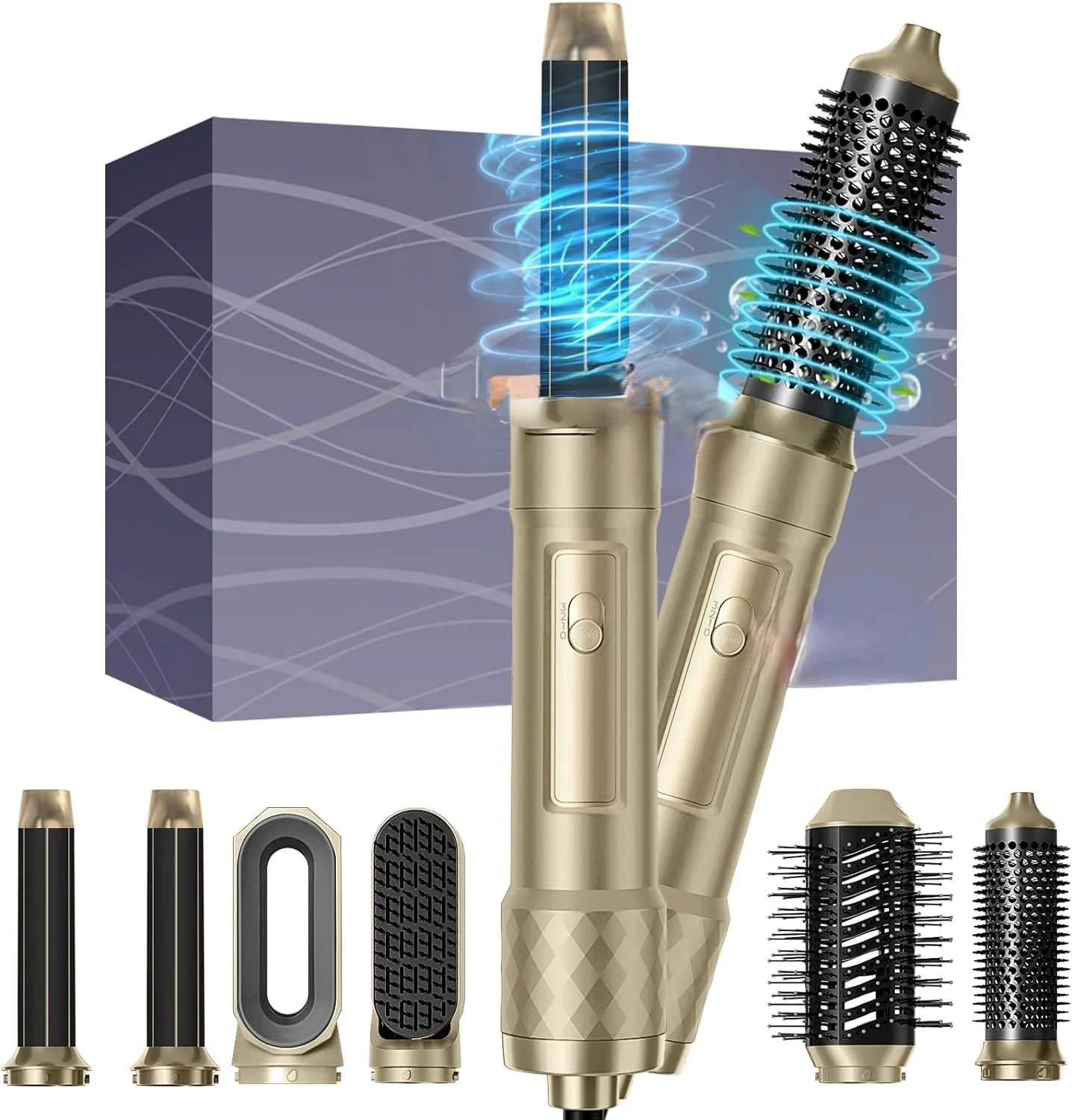 

yling Brush, Professional Hair Dryer and Volumizer, Salon Grade Hair Styler Set.