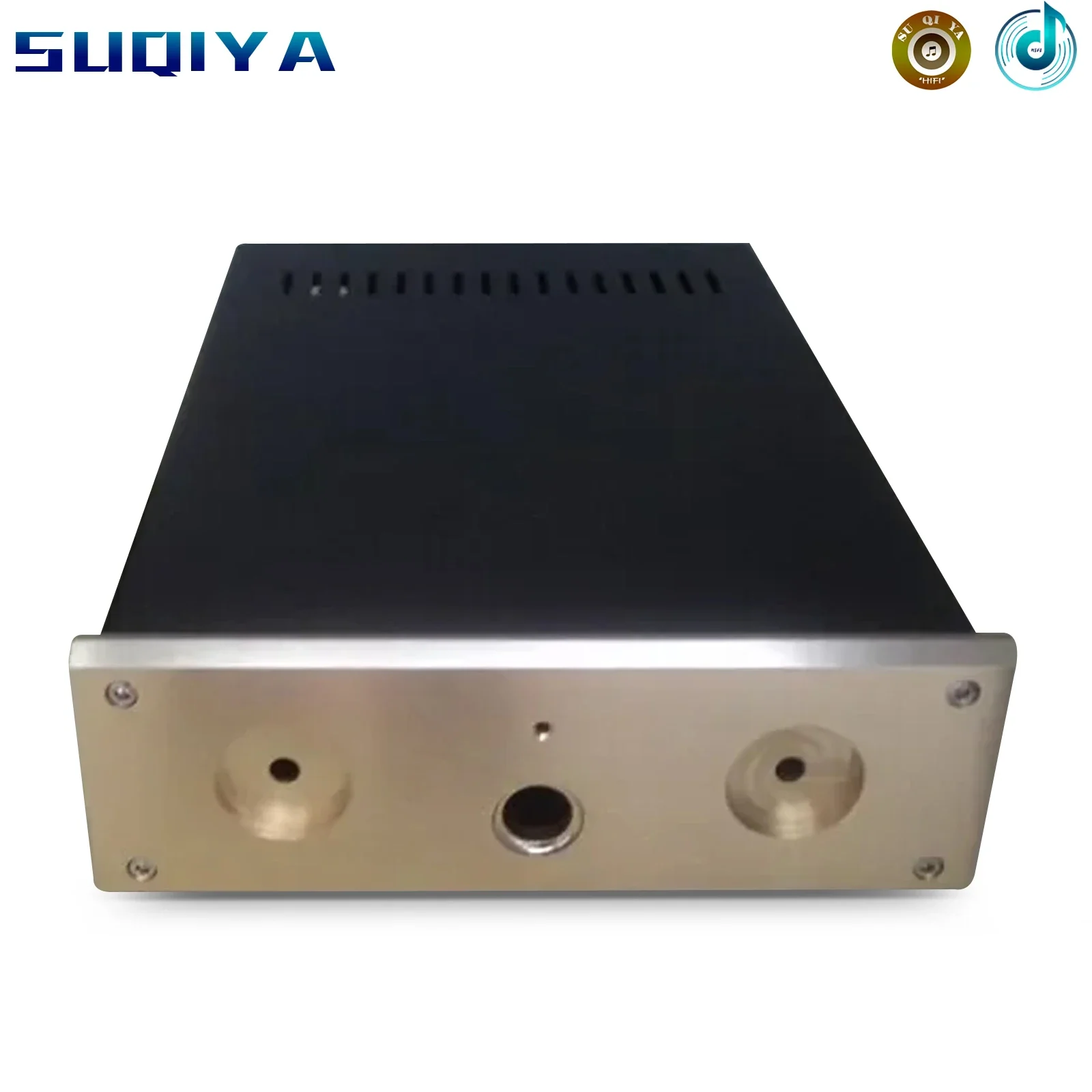 

case 200*70*263mm Gold Panel ,Full aluminum Power amplifier chassis /Pre-amplifier chassis/ AMP Enclosure / case PSU BOX DIY