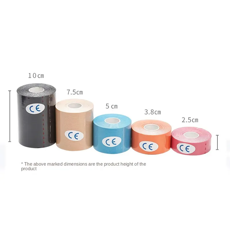 1/2/3Pcs Muscle Recovery TennisGym Waterproof Kinesiology Tape Sports Stickers Athletic Bandage Protector Strapping Pain Relief