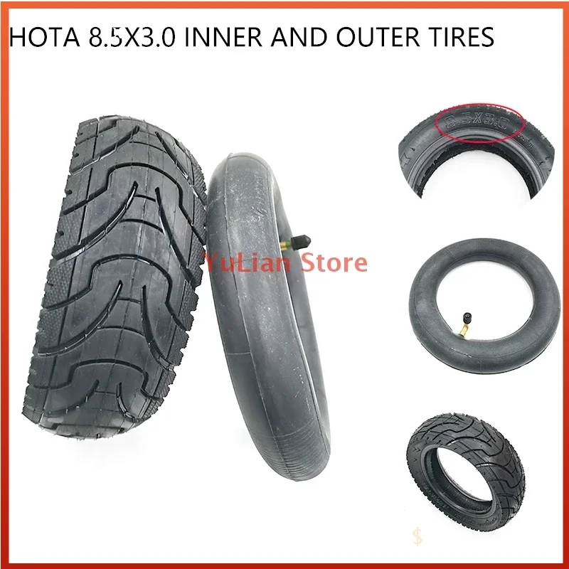 8 1/2X3 Tire for Electric Scooter VSETT 8 9 Zero 8 9 PRO 8.5 Inch 8.5x3.0 Inflatable Inner Outer Tyre
