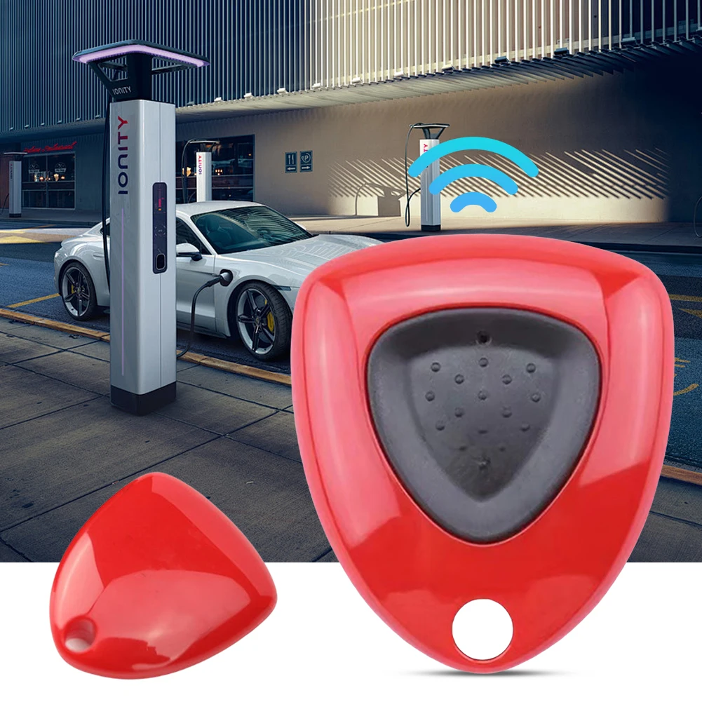 Porta di ricarica telecomando copertura di ricarica uso diretto chip chiave porta auto aperta pulsante in pile RC per Tesla modello Y/3/S/X tutti i modelli