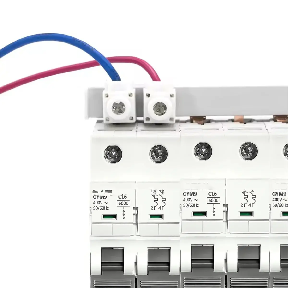 

НОВИНКА 2026: 10 шт. электрических соединителей для проводов 25 мм² для распределительных коробок и автоматических выключателей шинопроводов (тип А)