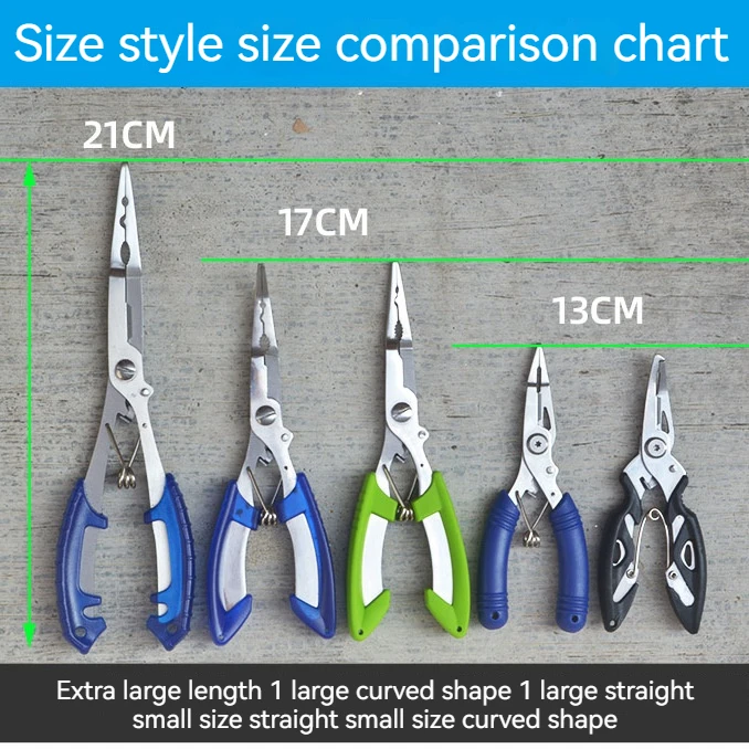 Multi-Functional Lua Fish Controller Fishing Hook Cutting Line Lifting Tool 420 Steel Fishing Pliers Lua Accessories