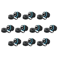 Acoplador de montaje en Panel RJ45, IP68, montaje en Panel blindado, mamparo, Ethernet, conector de paso LAN para CAT6/CAT5E/CAT5, 5/10 Uds.