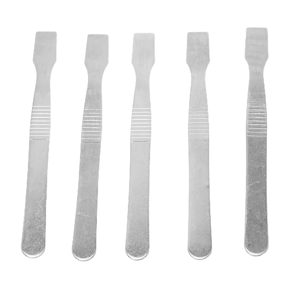 Efficient Metal Spudger Set, 5Pcs Stainless Steel Crowbar Phone Repair Tools, Accurate Trimming, Solding Paste Scraper