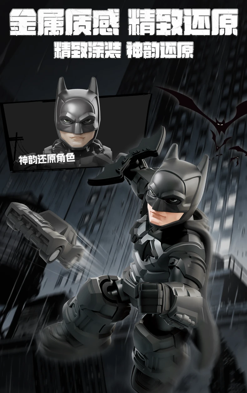 Blokees DC Blind Box Batman Arkham Knight Catwoman Mr.Freeze Clayface Zusammengebaute Bausteine Actionfigur Sammler-Spielzeug – Detail 36