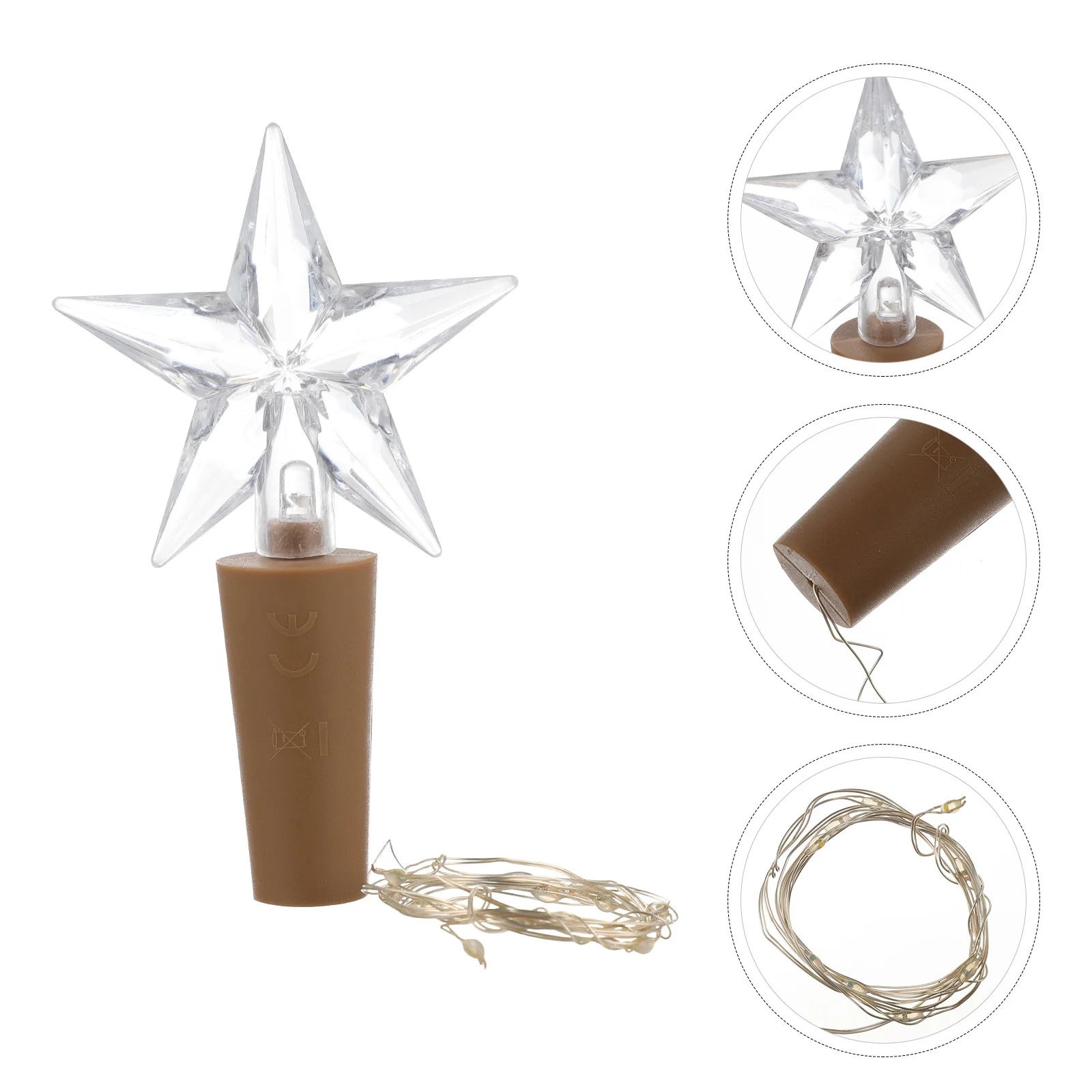 2 قطعة Led النبيذ الفلين سلسلة مصابيح حفلات Diy بها بنفسك زجاجة جرة ديكور تعمل أضواء لمهرجان الزفاف في الهواء الطلق