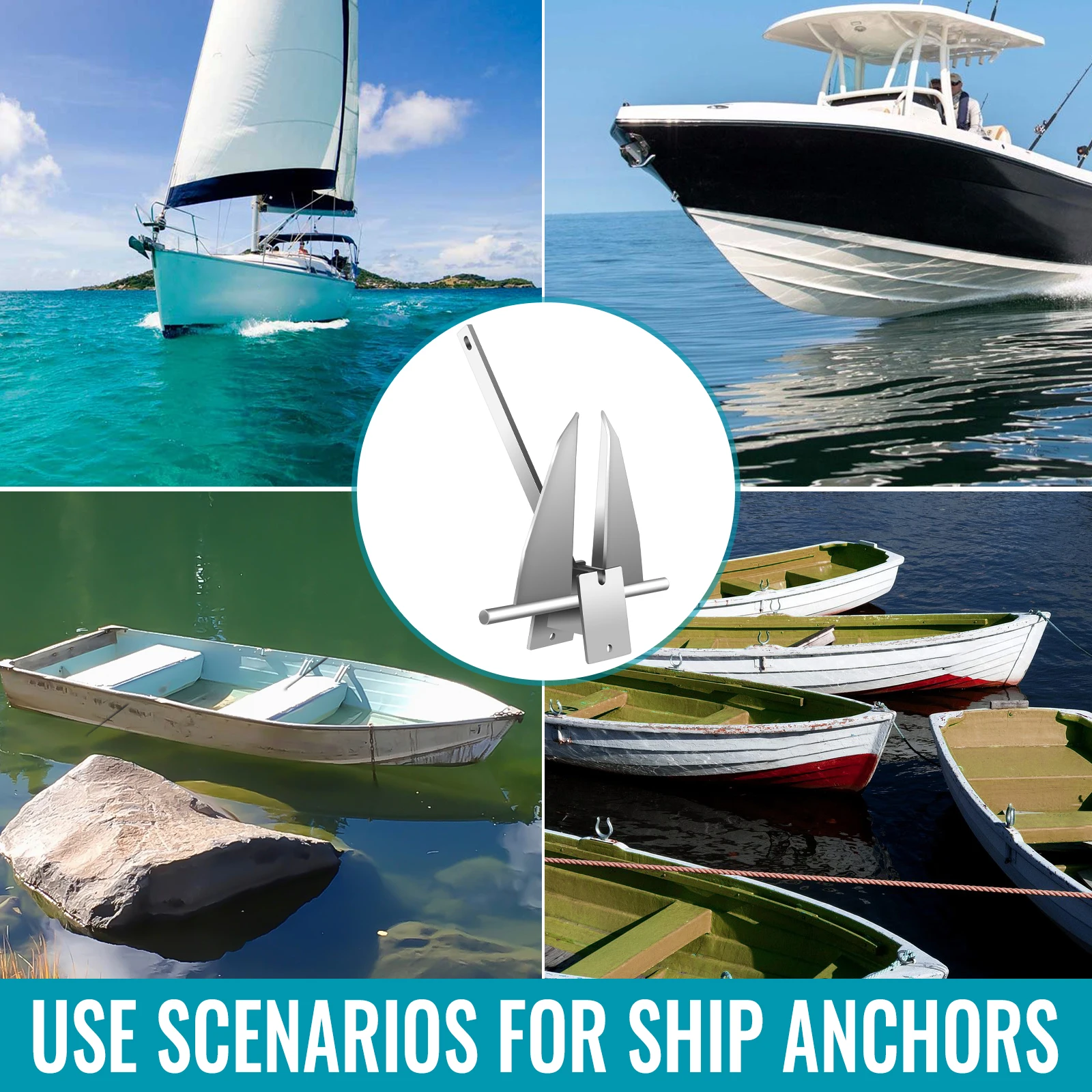 Kit de Anclaje de Acero Galvan - Boat Anchor Kit Galvanized reseña y precio