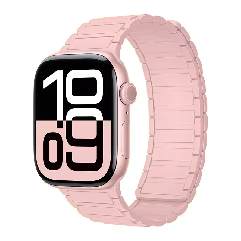 Magnetic Silicone Band for Apple Watch Ultra 3 2 49mm 46mm 42mm 45mm 44mm 40 41mm Strap IWatch Series 11 10 9 8 7 6 SE Bracelet - Image 11