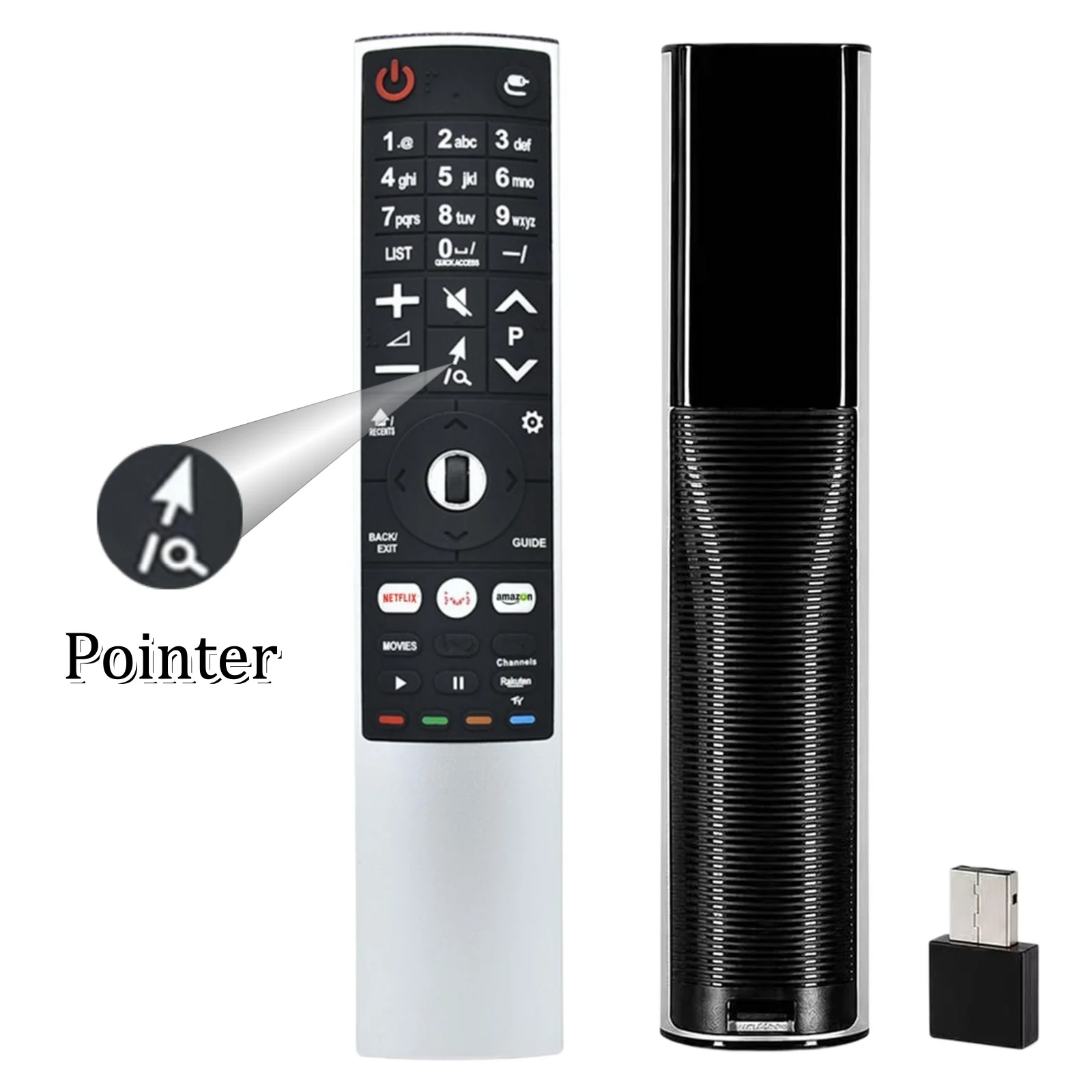 AN-MR700 Magic Remote for L-G Smart TV, Compatible with L-G MR400-650G MR18-19BA MR20-24GA with Pointer Function (No Voice)